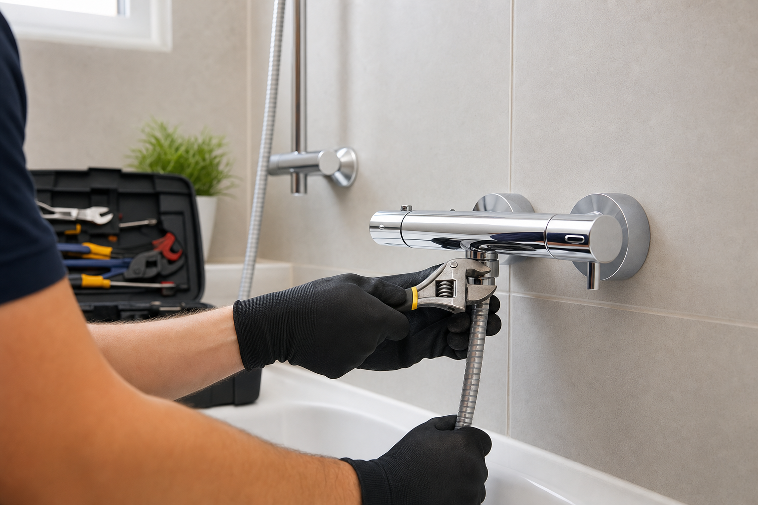 Bathroom Plumbing East Finchley service image